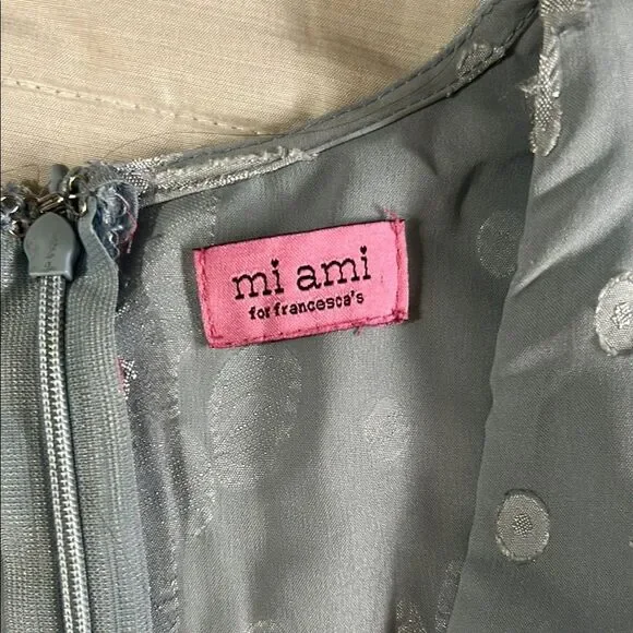 Blue Floral Long Sleeve Romper mi ami size M - Picture 2 of 7